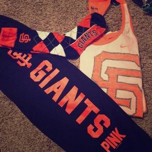 Giants Bundle;jogger sweats new.new Socks. Tank